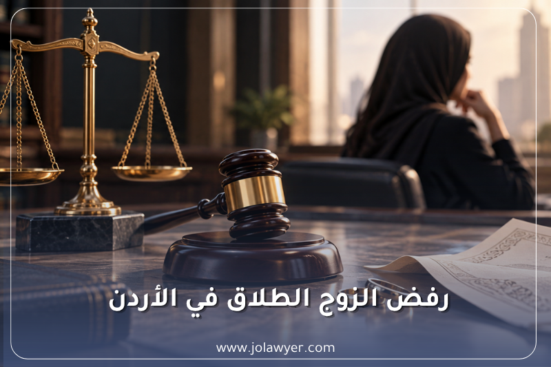 رفض الزوج الطلاق في الأردن